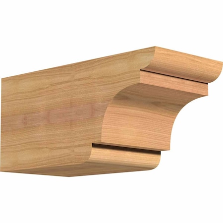 Ekena Millwork New Brighton Smooth Rafter Tail, Western Red Cedar, 5 1/2"W x 6"H x 12"L RFT06X06X12NEB00SWR